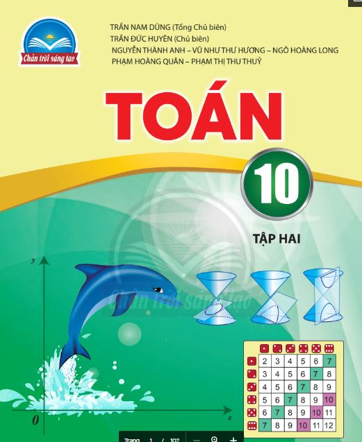 Sách giáo khoa Toán lớp 10 - tập 2 - (Chân trời) 1