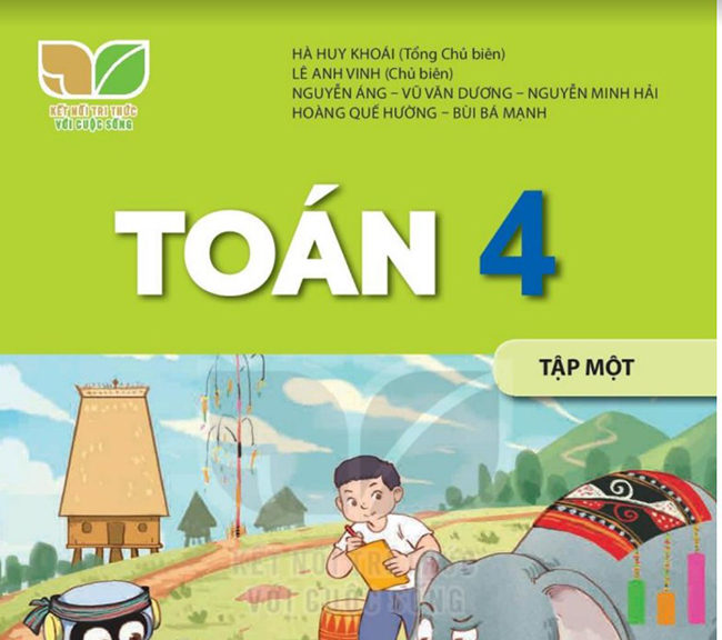 SÁCH GIÁO KHOA TOÁN 4 TẬP 1 KẾT NỐI TRI THỨC