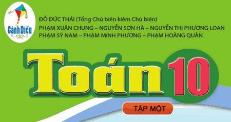 Sách giáo khoa Toán lớp 10 - tập 1 - (Cánh Diều)